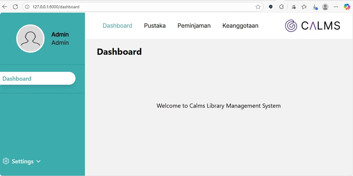 Cazh Library Management System
